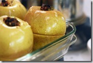 Baked Apples "Mendiant" with Caramel Sauce