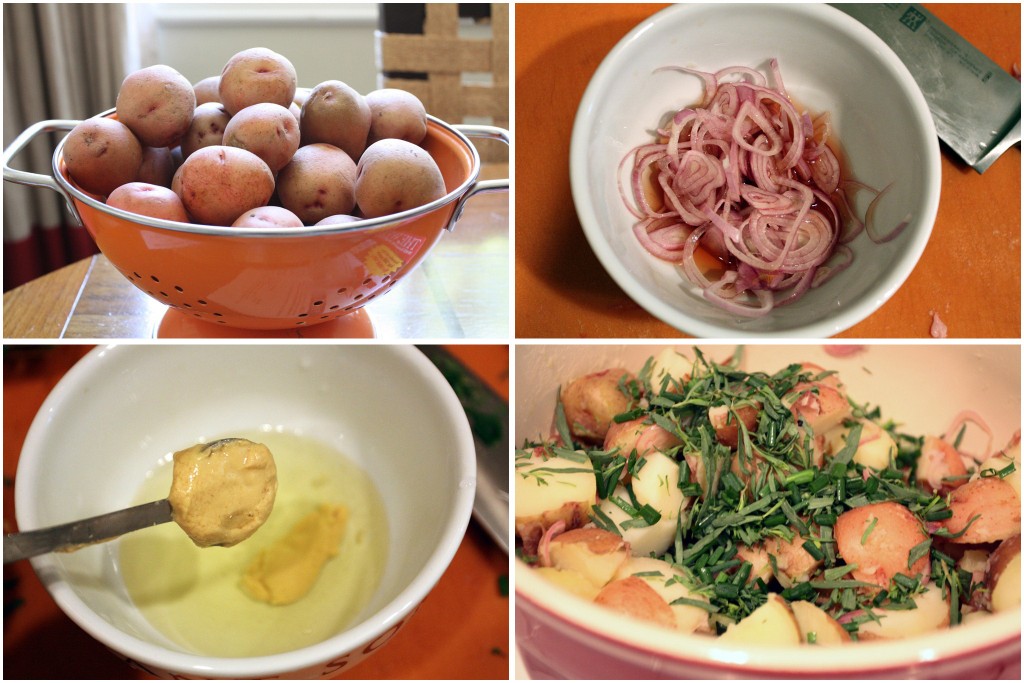 Potato Salad with Tarragon and Chives