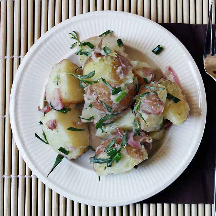 Potato Salad with Tarragon and Chives