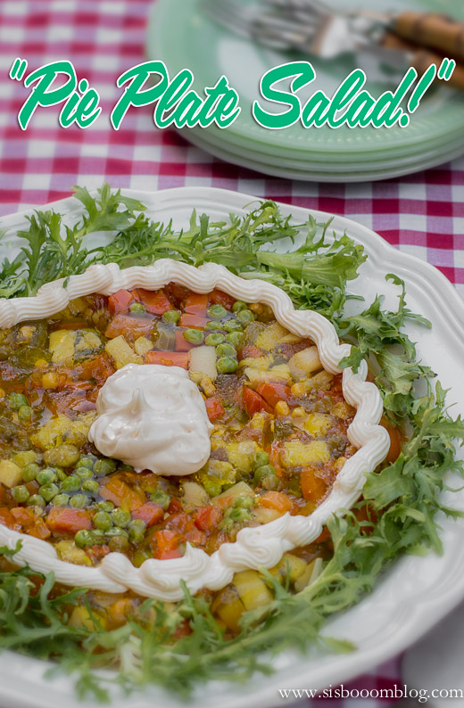 Pie Plate Salad