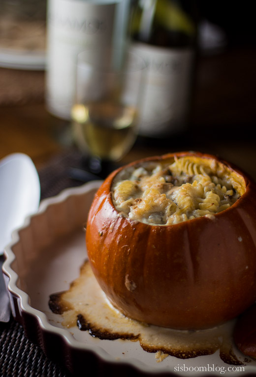 Pumpkin Stuffed with Fontina