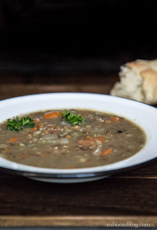 Orange Scented Lentil Soup