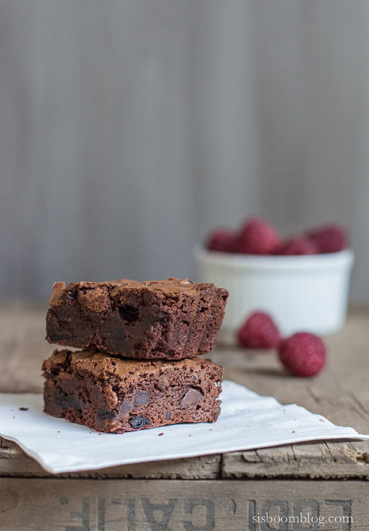 Fudgy Cherry Port Brownies