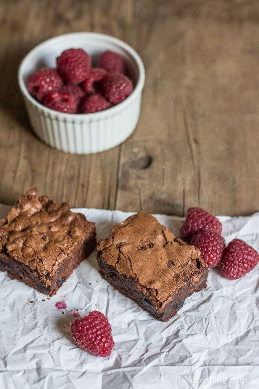 Fudgy Cherry Port Brownies