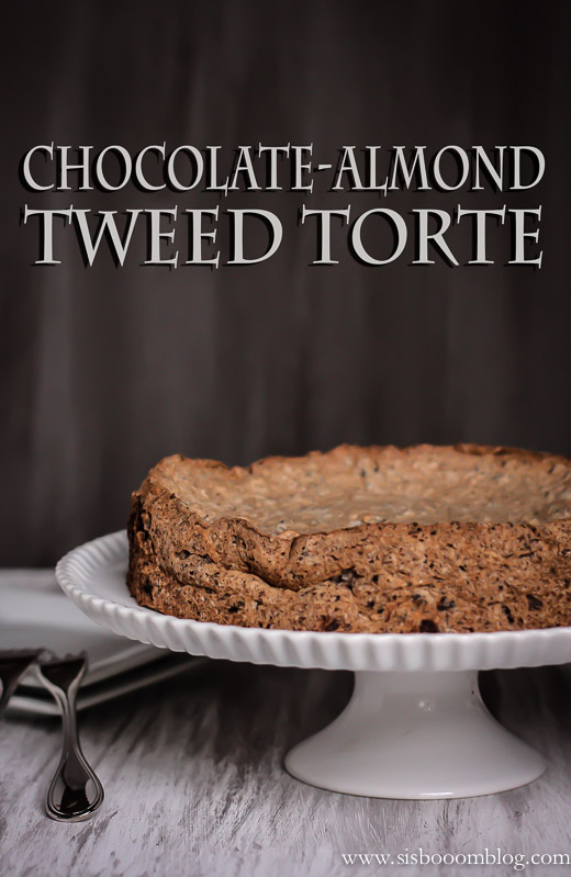 Chocolate Almond Tweed Torte