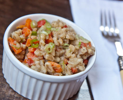 Lemon Barley Pilaf with Some Side Dishes - Sis. Boom. Blog!